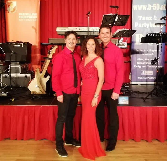B-50 live am Feuerwehrball Mitterndorf